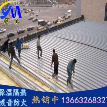 屋頂保溫隔熱保溫棉 玻璃絲纖維保溫棉卷氈 吸音降噪玻璃棉